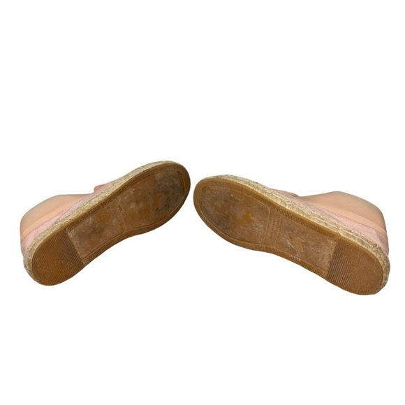 GAP Women's Size 8 Faux Suede Slip on Espadrille Loafer Dusty Rose - Picture 8 of 9